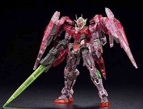 Bandai Rg 1/144 00 Raiser Tras-am Clear Ver Model Kit Gundam 00