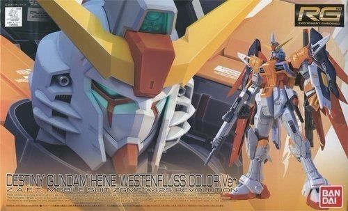 Bandai Rg 1/144 Desitiny Gundam Heine Color Model Kit Gundam Seed - Japan Figure