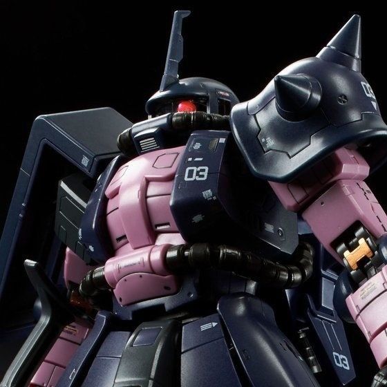 Bandai Rg 1/144 Ms-06r-1a Black Tri-stars Zaku Ii Maquette Gundam Msv