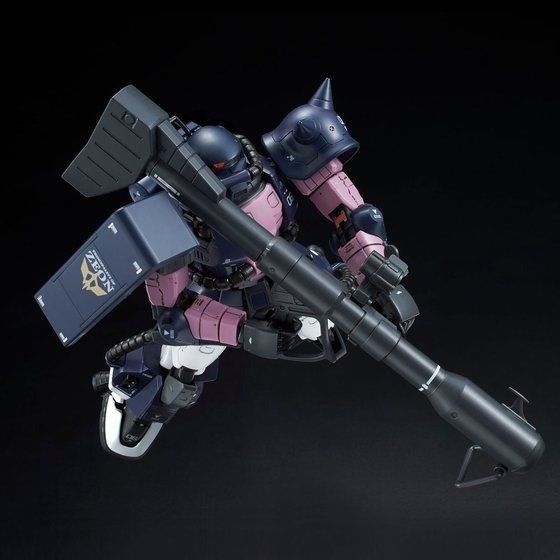 Bandai Rg 1/144 Ms-06r-1a Black Tri-stars Zaku Ii Model Kit Gundam Msv