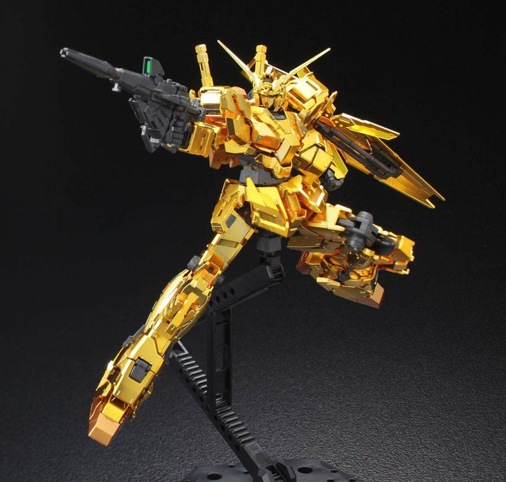 Bandai Rg 1/144 Rx-0 Einhorn Gundam Goldbeschichtung Plastikmodellbausatz Gundam Uc