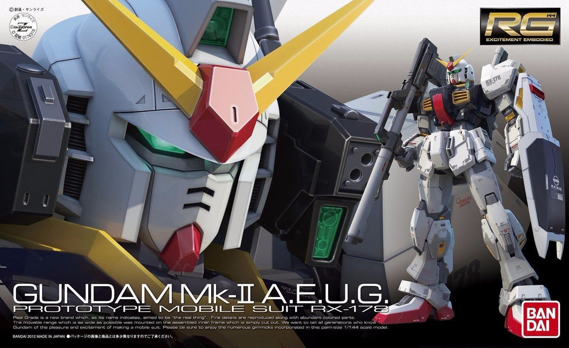 Bandai Rg 1/144 Rx-178 Gundam Mk-ii Aeug Model Kit Z Gundam