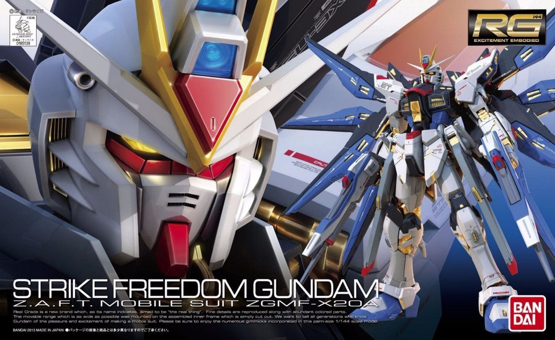 Bandai Rg 1/144 Zgmf-x20a Strike Freedom Gundam Maquette Gundam Seed Japan