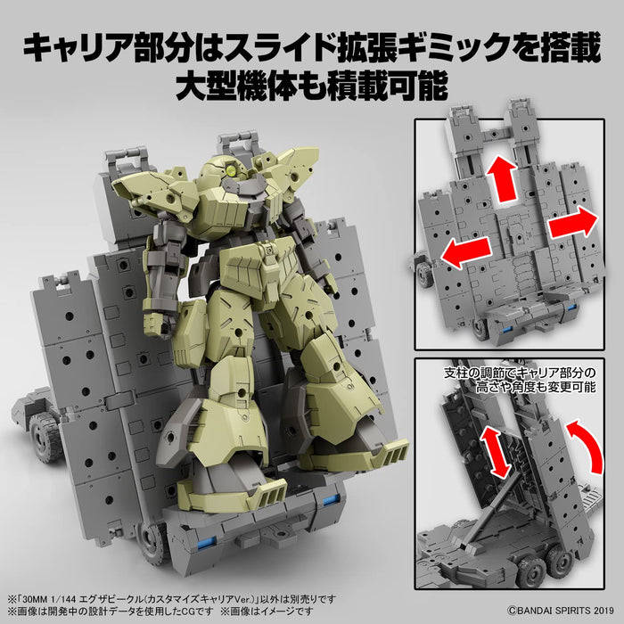 Bandai Spirits 1/144 Scale 30Mm Exa Vehicle Customized Carrier Color-Coded Model