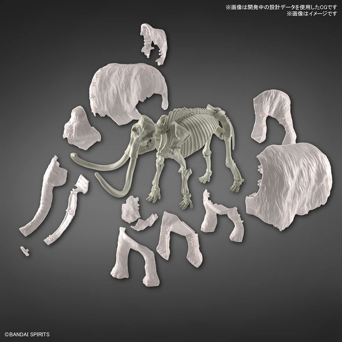 BANDAI Exploring Lab Nature Mammut Plastikmodell