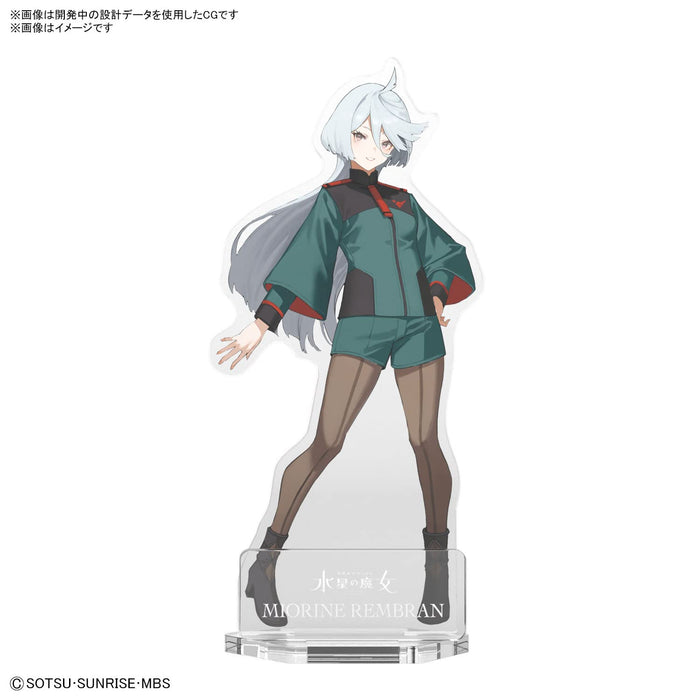 Bandai Spirits Gunpla Acrylic Stand Witch Of Mercury Miorine Remblanc Gundam