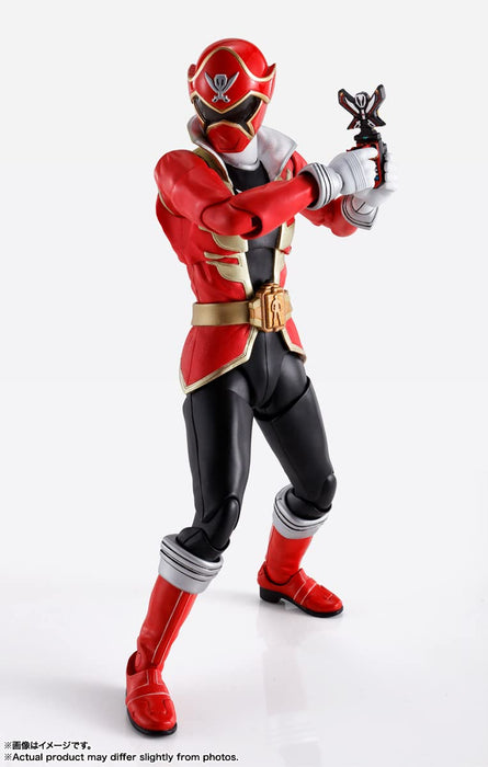 Bandai Spirits SH Figuarts Gokaiger Gokai Figurine PVC ABS Rouge 145 mm