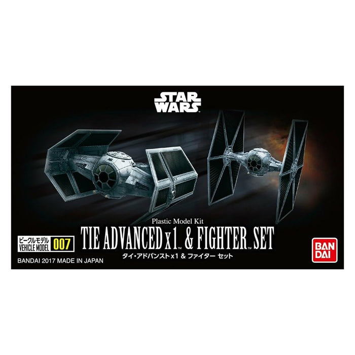 Bandai Spirits Star Wars Color-Coded Advanced X1 & Fighter Set Vehicle Model 007 New Package Version