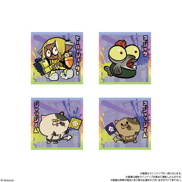 Bandai Japan Splatoon 3 Nawa Battler Seal Wafers 20 Pieces Box Candy Toy