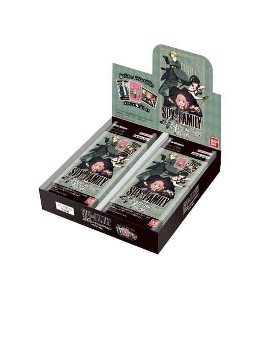Bandai Metal Card Collection Pack Ver. Spy x Family 20 Packs Box Collectible Cards