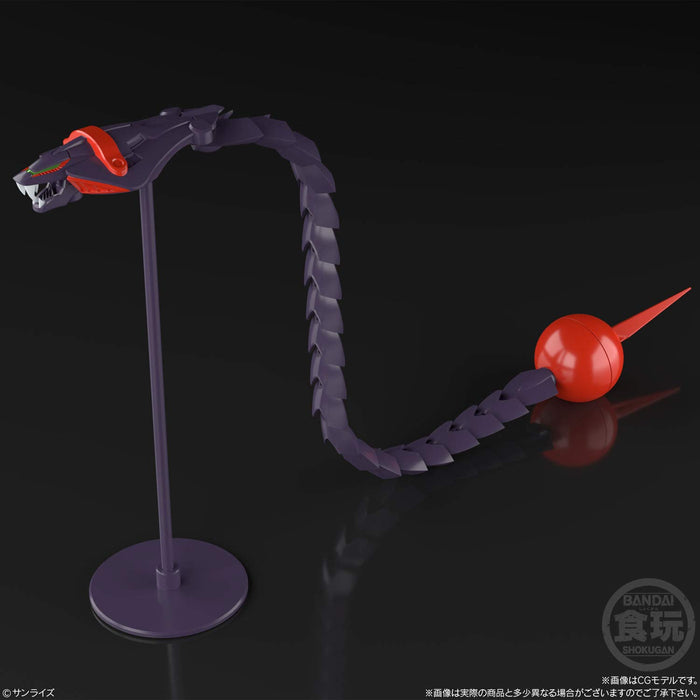 Bandai Gear Warrior Dendou Oga Mini-Kunststoffset mit Datenwaffe und Süßigkeitenspielzeug