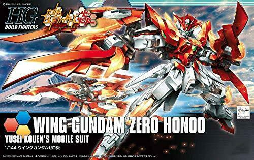 Bandai Wing Gundam Zero Honoo Hgbf 1/144 Kit de modèle Gunpla