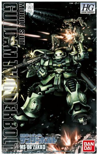 Bandai Zaku II Gundam Thunderbolt Ver. Maquette Gunpla Hg 1/144