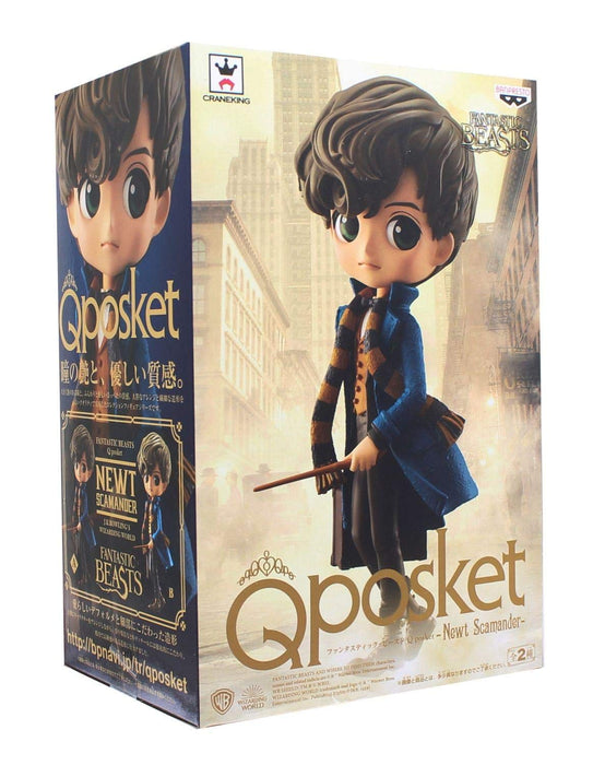 Banpresto Fantastic Beasts Q Posket Newt Scamander Figure Japan Normal Color