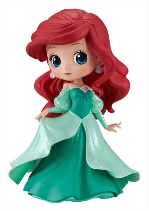 Banpresto Q Posket Disney Ariel Princess Dress Japan Normal Color Green