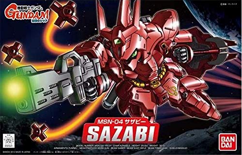 BANDAI SD Bb 382 Gundam Msn-04 Sazabi Plastikmodellbausatz