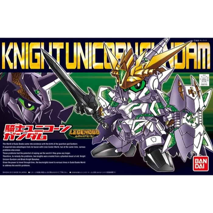 BANDAI Sd Bb 385 Gundam Knight Unicorn Gundam Plastic Model Kit