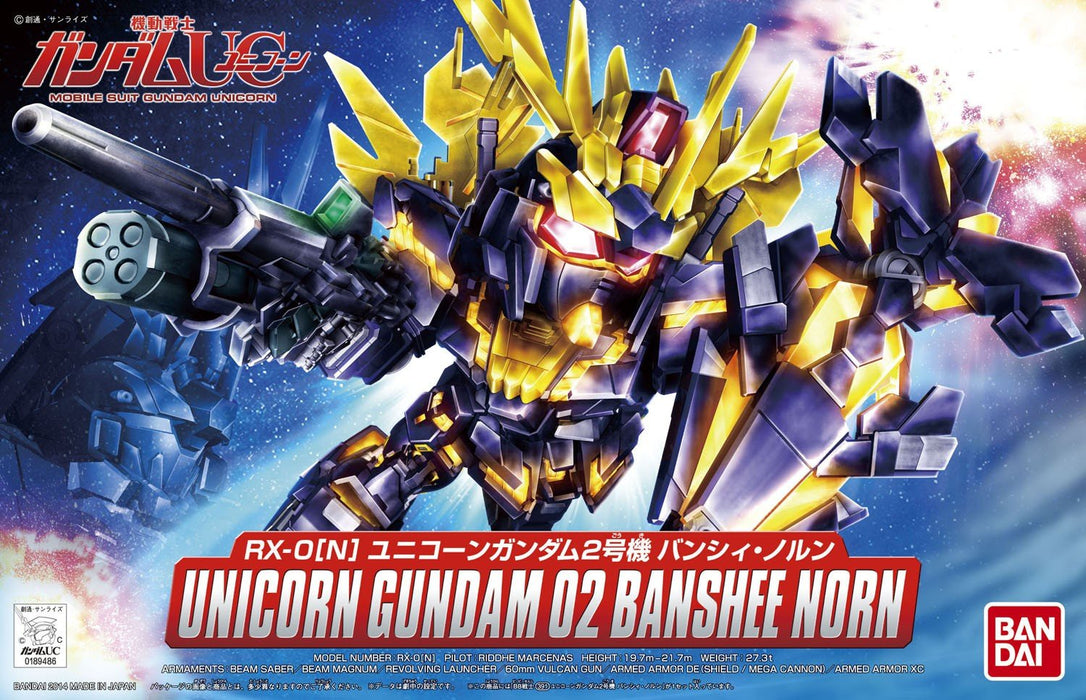 Bandai Spirits BB Senshi No391 Unicorn Gundam Unit 2 Banshee Norn