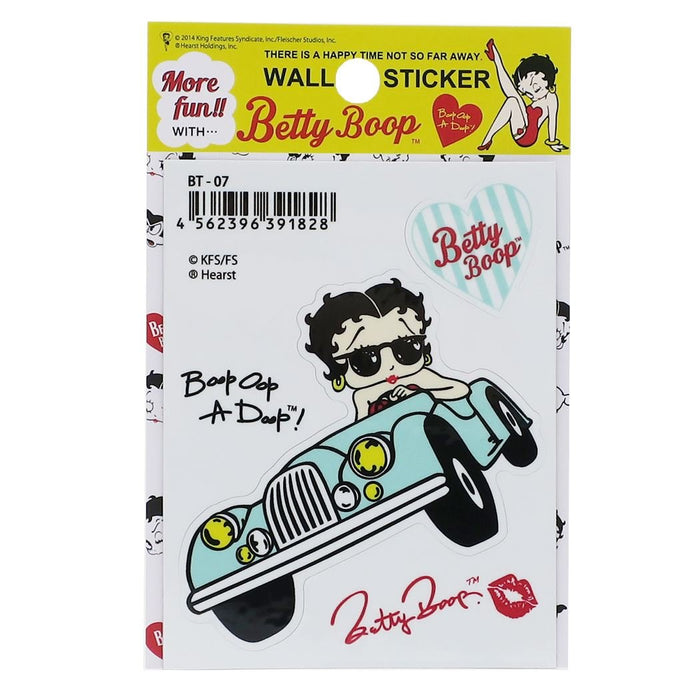 Betty Boop Sticker Vinyl Sticker Japan (Bt-07) - General Stickers