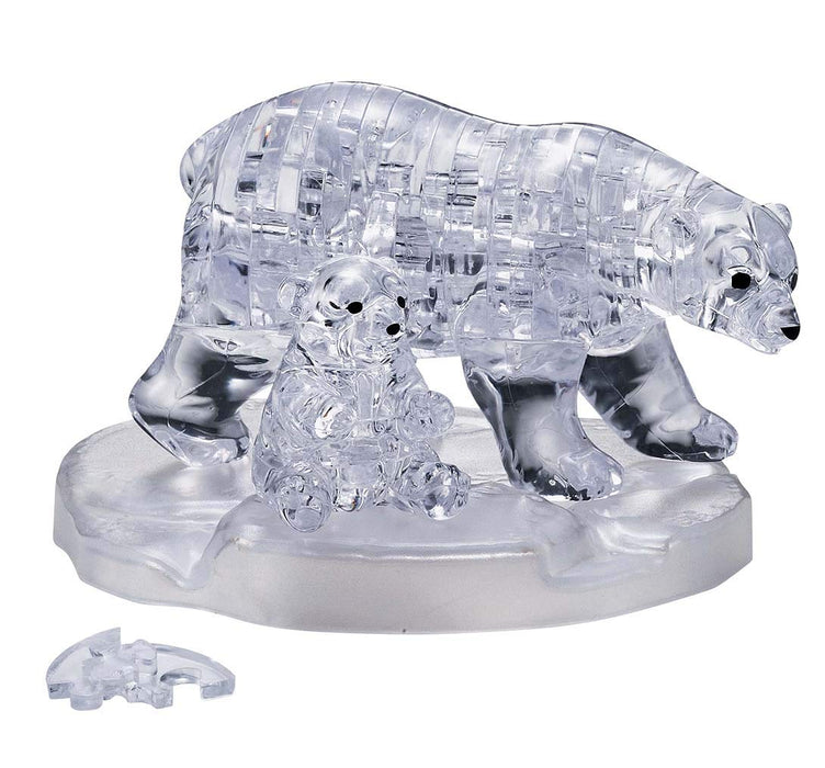 Beverly Crystal 3D Puzzle 486619 Polar Bear (39 Pieces) Anima;l 3D Crystal Puzzles
