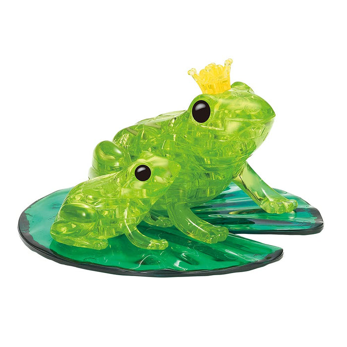 Beverly 50273 Crystal 3D Puzzle Parent And Child Frogs (42 Pieces) Animal 3D Puzzle