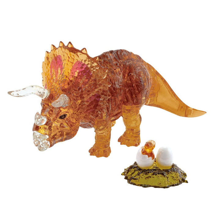 BEVERLY 50285 Crystal 3D Puzzle Triceratops Brown 61 Pieces