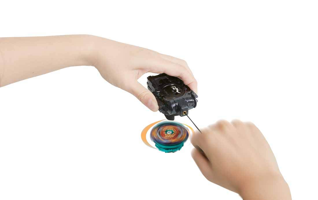 Takara Tomy Beyblade Burst B-141 Long Bay Launcher L Klar Schwarz (Japan)