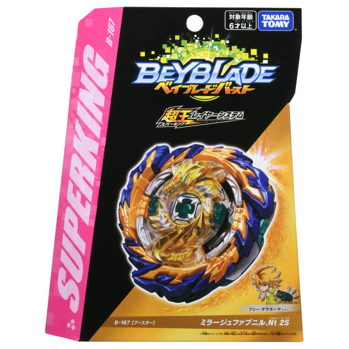 Takara Tomy Beyblade Burst B-167 Booster Mirage Fafnir.Nt 2S aus Japan