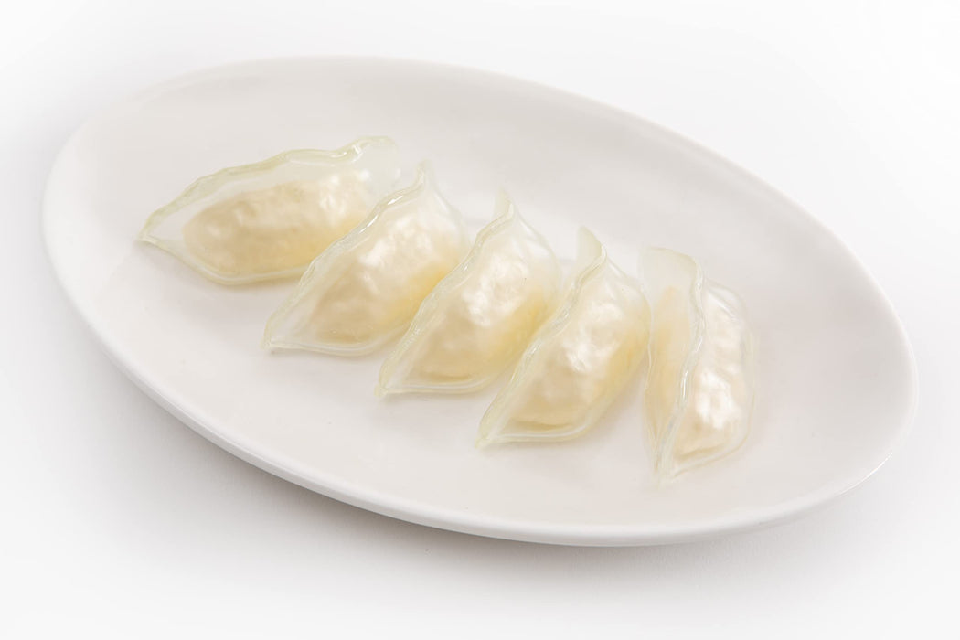 Syuto Gekochtes Gyoza-Kunststoffmodell im Maßstab 1/1, Japan, PS-Montagetyp, transparent