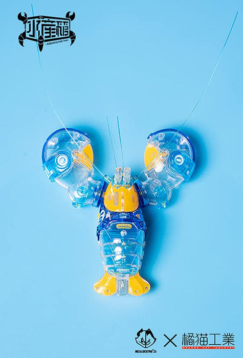 Modèle en plastique assemblé sans échelle Boston Lobster Crystal Blue