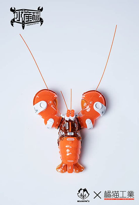 Boston Lobster Frame, rotes, nicht maßstabsgetreues, zusammengebautes Kunststoffmodell