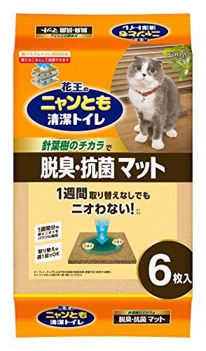 Both Kao Nyan And Cleanliness Toilet Deodorant And Antibacterial Mats 6 Pieces