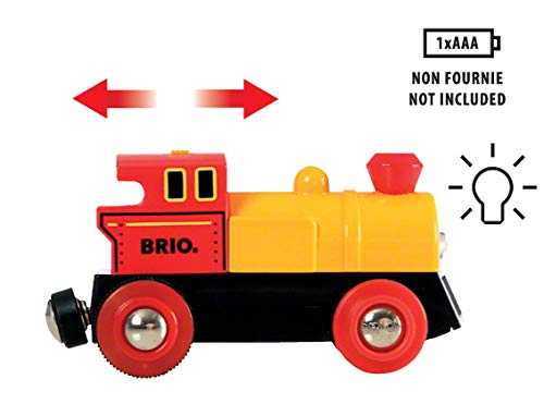 Brio World - Batteriebetriebener Action-Zug, 3-teilig, für Kinder ab 3 Jahren, Japan 33319