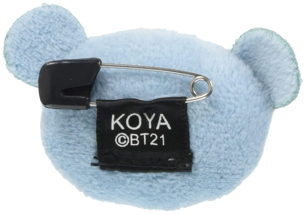 Sekiguchi BT21 Koya Plush Badge - Soft Collectible High-Quality