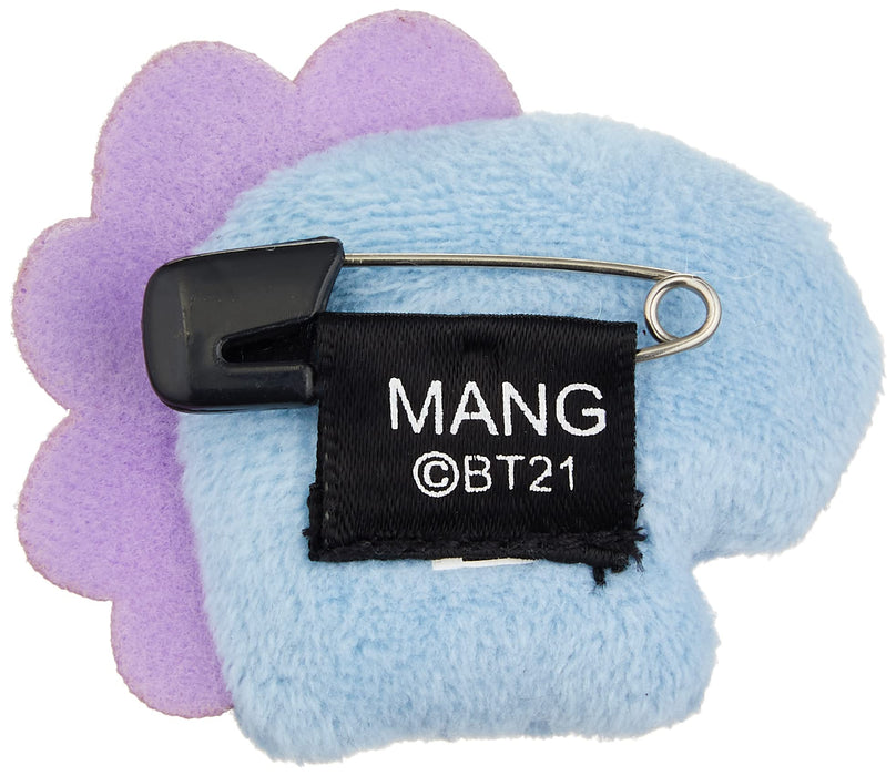 Sekiguchi BT21 Mang Plush Badge - Authentic Soft and Collectible