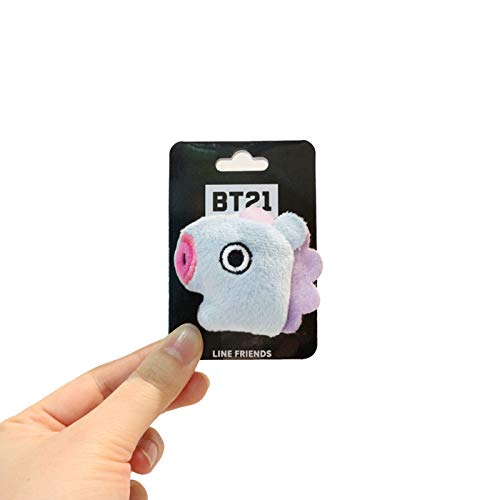 Sekiguchi BT21 Mang Plush Badge - Authentic Soft and Collectible