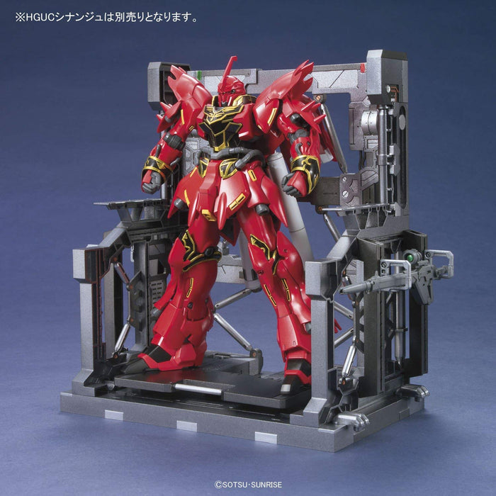 BANDAI Builders Parts Gundam System Base 001 Gunmetal 1/144 Kit d'échelle