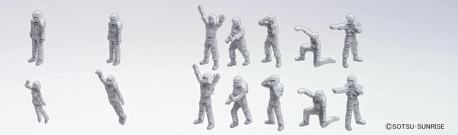 BANDAI Builders Parts Hd 1/144 Ms Figure 01 Plastic Model- Japan Figure Store - #1 Bring To You The Best Japanese Goods
