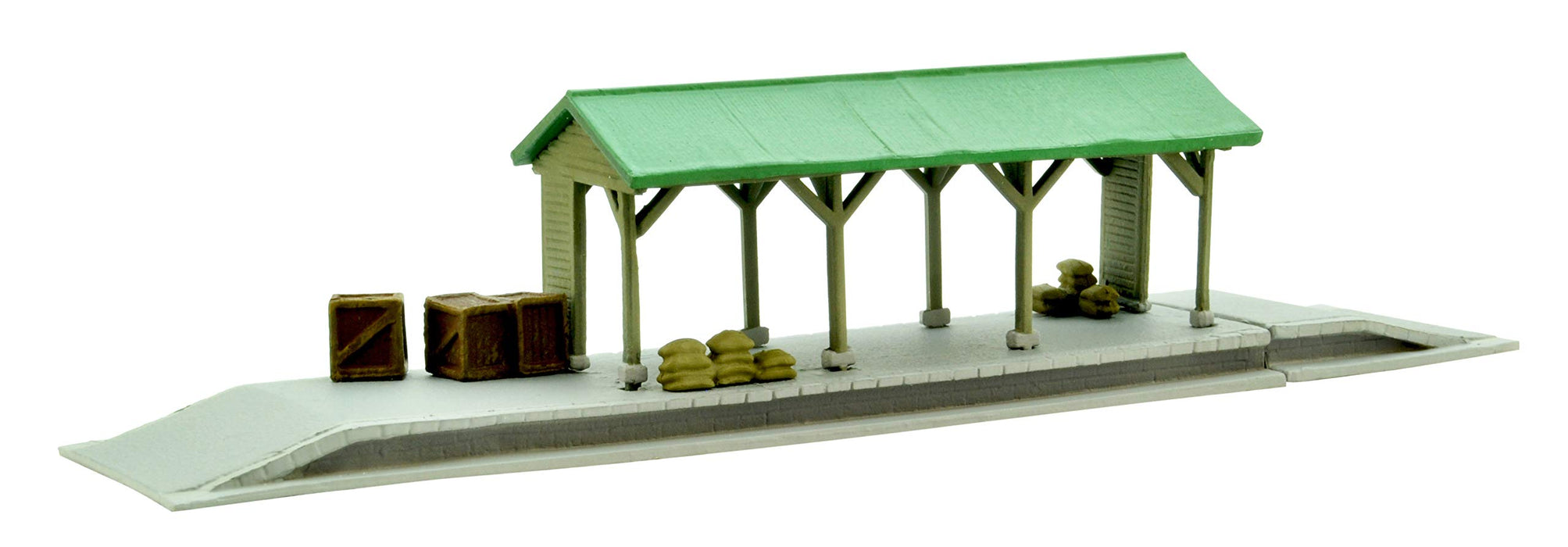 Tomytec Building Collection Station C4 Low Platform for Cargo Kenkore 022-4 Diorama Supplies