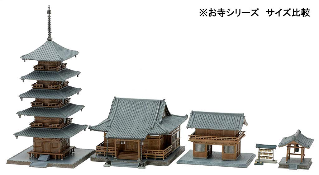 Tomytec Building Collection - Kenkore 028-4 Temple A4 Main Hall Diorama Supplies