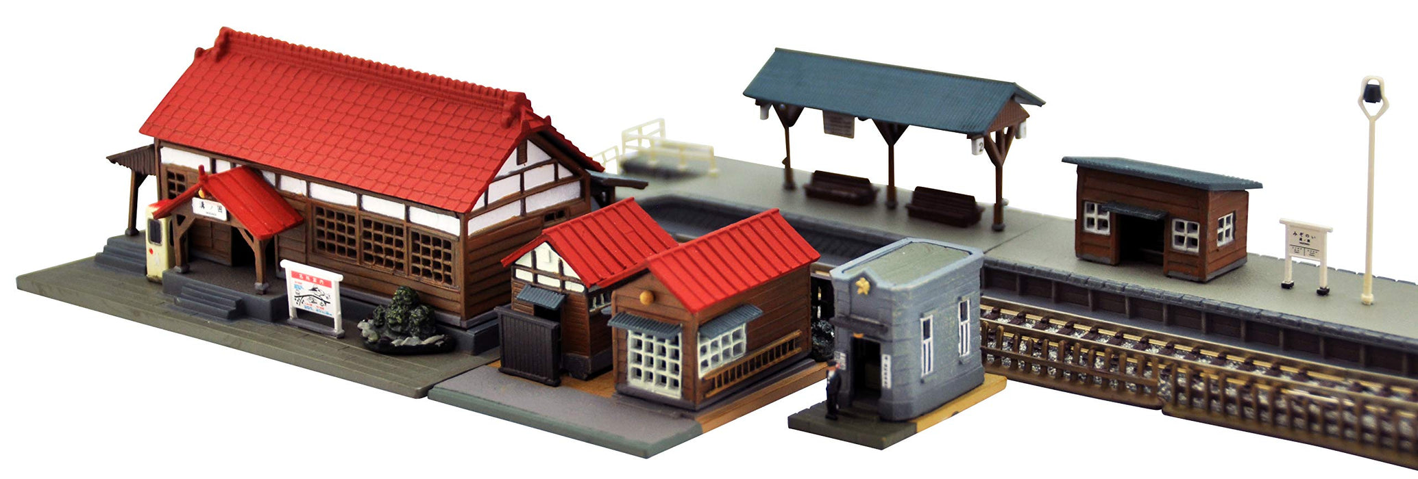 Tomytec Building Collection Kenkore 073-4 Station Set 4-Piece Diorama Supplies 311805