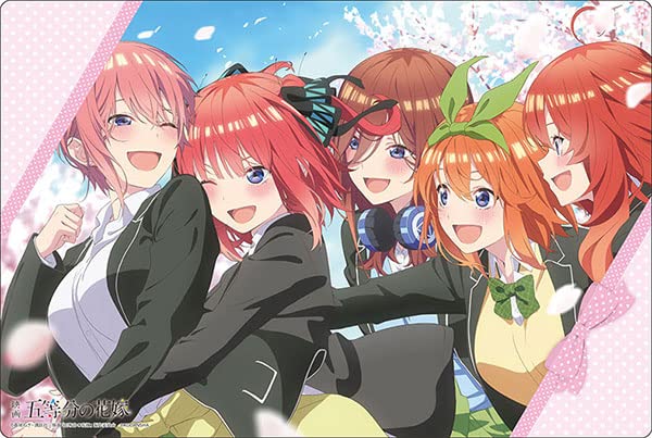 Bushiroad Rubber Mat V2 Vol.511 Quintuplets Key Visual- Japan Figure Store - #1 Bring To You The Best Japanese Goods