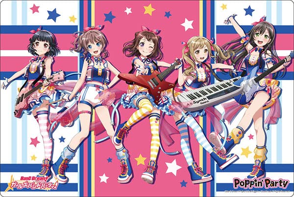 Rubber Playmat Poppin' Party Vol. 552 Bang Dream! Girls Band Party