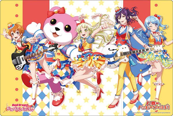 Rubber Playmat Hello Happy World Vol. 556 Bang Dream! Girls Band Party