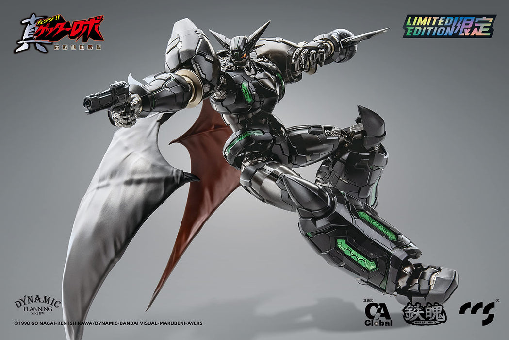 C&Amp;A Global Ltd. X Ccstoys Mortal Mind Series  Shin Getter Robo Last Day In The World  Shin Getter 1 Black Pvc Abs Pom Alloy Painted Movable Figure
