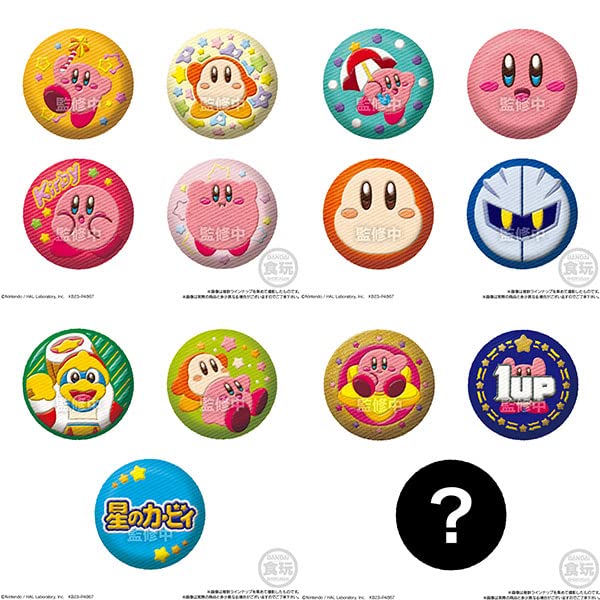 BANDAI Candy Kirby Button Badge Collection 14Pcs Box