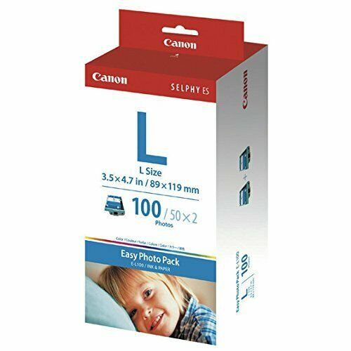 Canon Easy Photo Pack / E-l100 Lsize 100sheets 50sheetsx2packs For Selphy Es 1 - Japan Figure