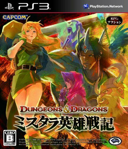 Capcom Ps3 Dungeons & Dragons Chronicles Of Mystara D&d Japan Import Bljm-61055