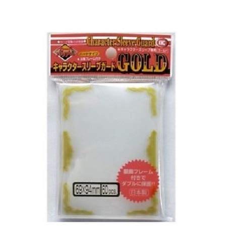 Card Barrier Character Sleeve Guard Gold Hard Type