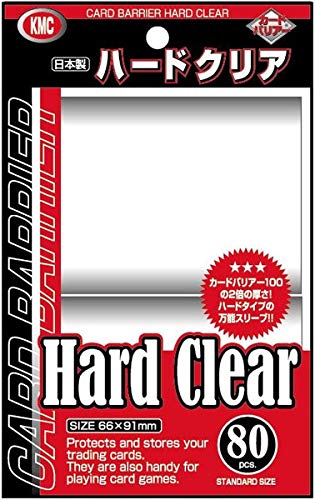 Card Barrier Hard Clear (80 Pieces) Pack